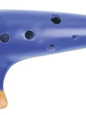 Reduziert - GEWA Ocarina Premium 10 Loch C blau Konzert-Okarina