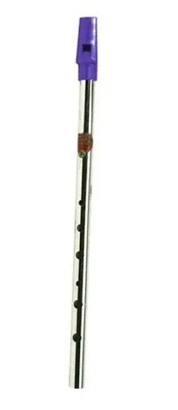 Flageolet Nickel F-Dur Irish Tin Whistle Metall | Mega-Angebot