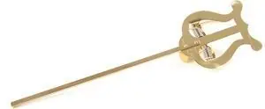 Nur wenige verfügbar - Marschgabel Riedl 301 Trompete kleine Lyra, Notenhalter Messing