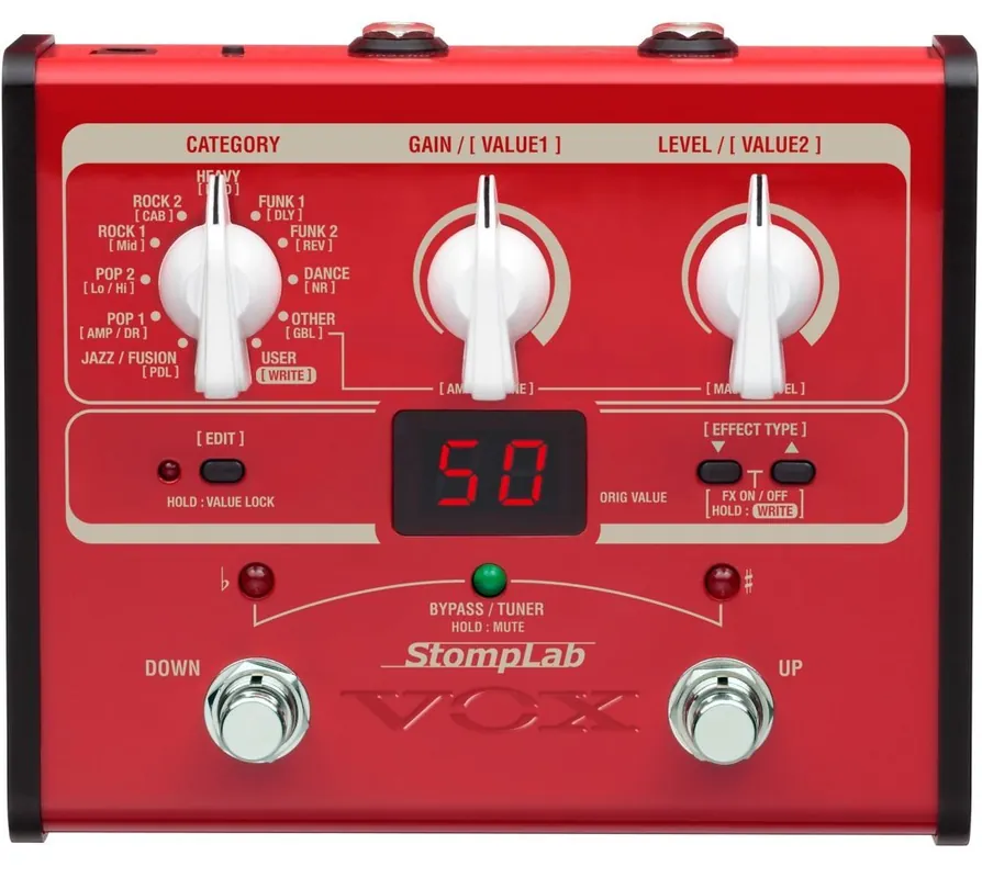 Markenqualität | Vox StompLab IB, Multieffektgerät für E-Bass