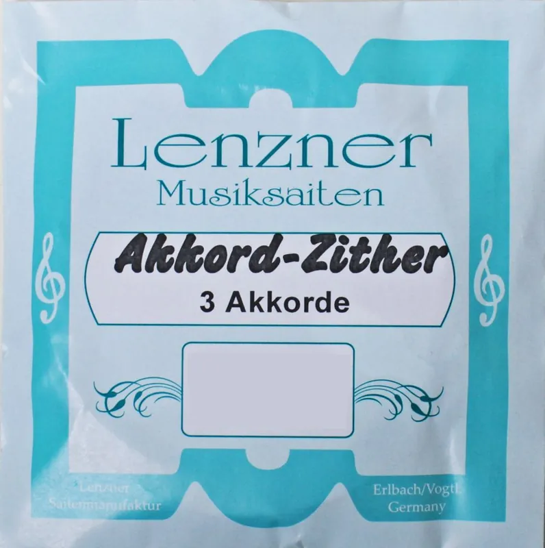 Wochenendangebot | Lenzner Zither-Saiten Akkordzither, original Saiten für 331/200-5 37 Saiten