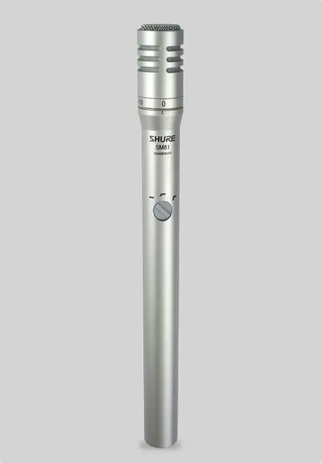 Shure SM81 Instrumenten-Mikrofon für Akustische Instrumente/ Overhead - Direkt bestellen