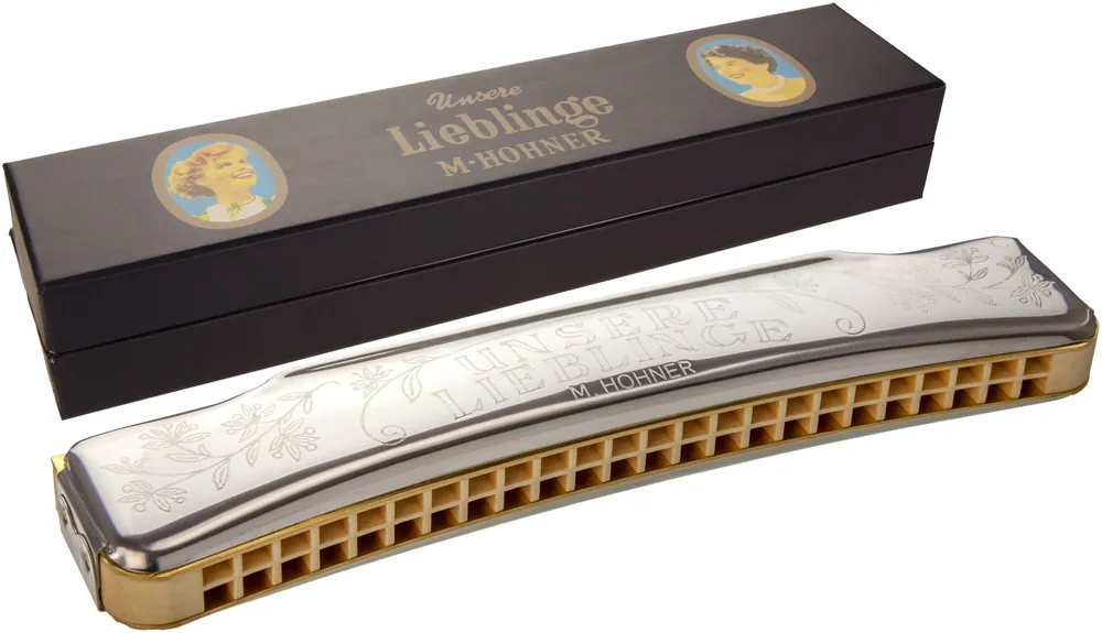 Schnelle Zustellung | Hohner Unsere Lieblinge C /48 Mundharmonika HOM733201