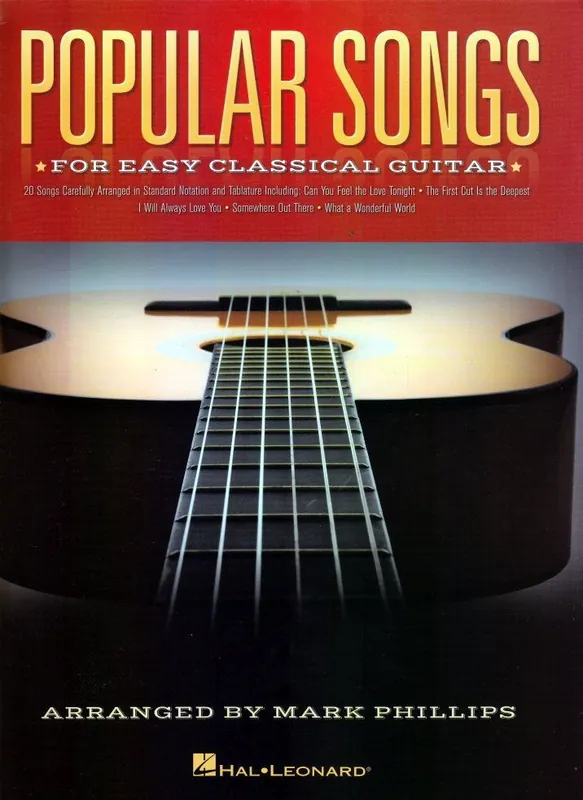 Sicher bezahlen - Noten Popular songs for easy classical guitar HL 130239 Klassische Gitarre