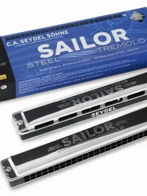Seydel Sailor Steel C/48 Mundharmonika , Edelstahl-Stimmzungen, Tremolo - Nur noch kurze Zeit