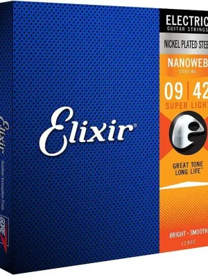 Elixir E-Gitarren Saiten Nanoweb 9-42 | Jetzt verfügbar