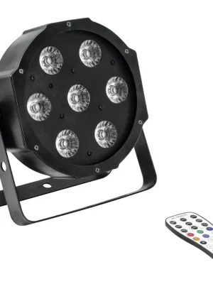Nur noch wenige | EUROLITE LED SLS-7 HCL Floor flacher LED PAR-Scheinwerfer mit 7 x 10 W RGBW+UV