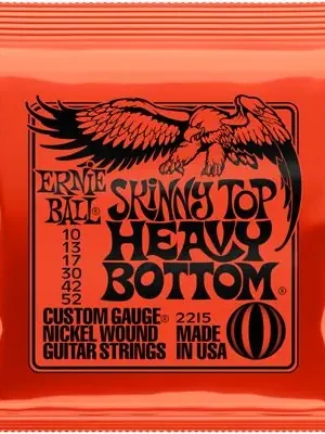 Ernie Ball EB 2215 E-Gitarren Saiten Skinny Top Heavy Bottom .010-.052 - Sonderangebot