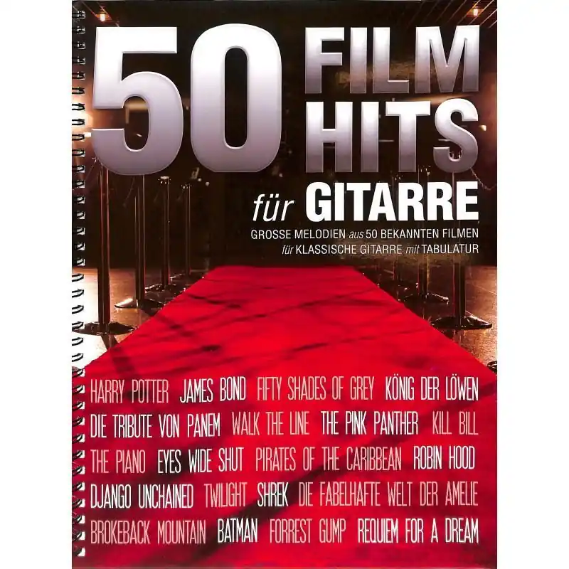 Jetzt sparen - Noten 50 Film Hits für Gitarre Bosworth für klassische Gitarre BOE 7855