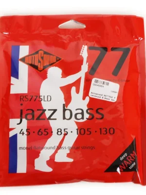 Online bestellbar - Rotosound RS775LD Flatwound E-Bass Saiten 045-130