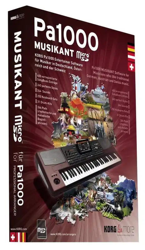 Korg PA-1000 Musikant-Erweiterung incl. 240 PA1000-Styles, 400 Songbook-Einträge - Top-Deal