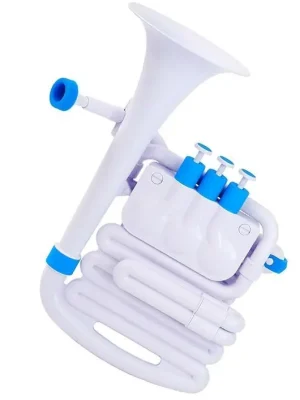 Kundenliebling - NUVO J Horn, Kinder Euphonium weiß-blau, für Kinder ab 4 Jahren,