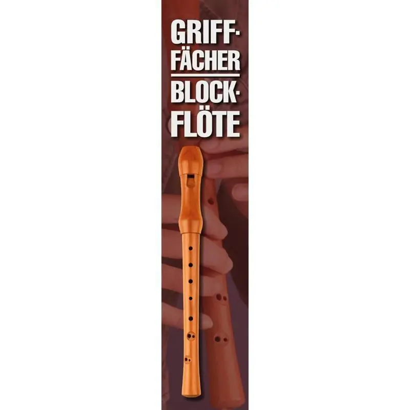 Noten Grifffächer Blockflöte Grifftabelle zum Aufklappen 54 Griffe 7605 Bosworth - Nur solange der Vorrat reicht