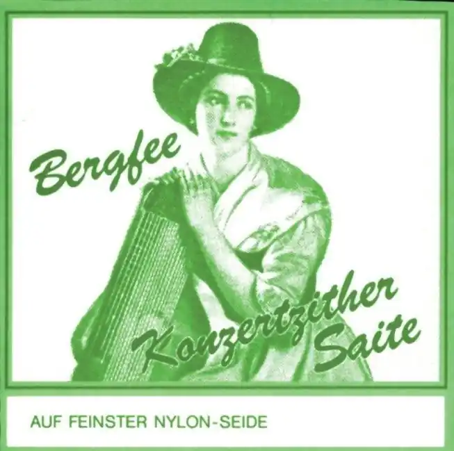 Nicht verpassen | Bergfee Zither-Saiten Satz 1320, Wiener Stimmung 32-saitig,grüne Serie,1320-WS32