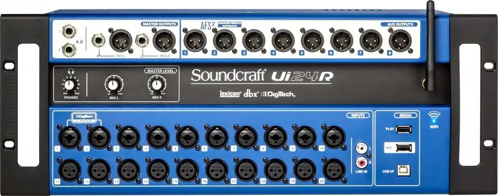 Soundcraft Ui24R 19" Digitalmixer mit Tablet/Smartphone/PC-Steuerung und WiFi | Bestseller