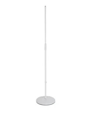 Hammerpreis - K&M 260/1 weiß Mikrofonstativ mit Rundsockel ohne Galgen