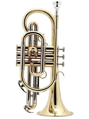 Besson BE-120 B-Kornett, incl.Etui u. Pflegeset - Markenqualität