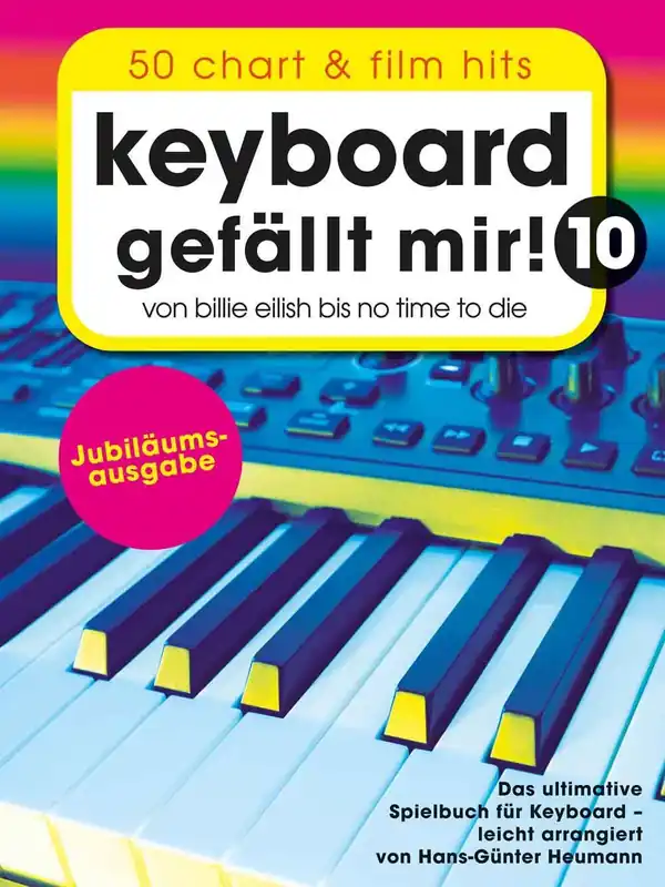 Noten Keyboard gefällt mir 10 -> 50 Chart & Film Hits Bosworth BoE 7986 Heumann - Herstellerpreis