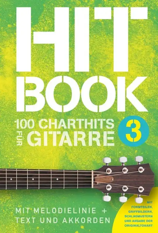 Begrenzte Stückzahl | Noten Gitarre Hitbook 3 - 100 Chart Hits Boe BOE 7999 Akustikgitarre Hit Book