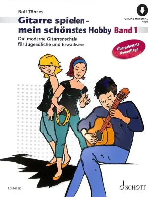 Noten Gitarre spielen mein schönstes Hobby Band 1 (+Online Audio) 1 ED 9475D | Reduziert