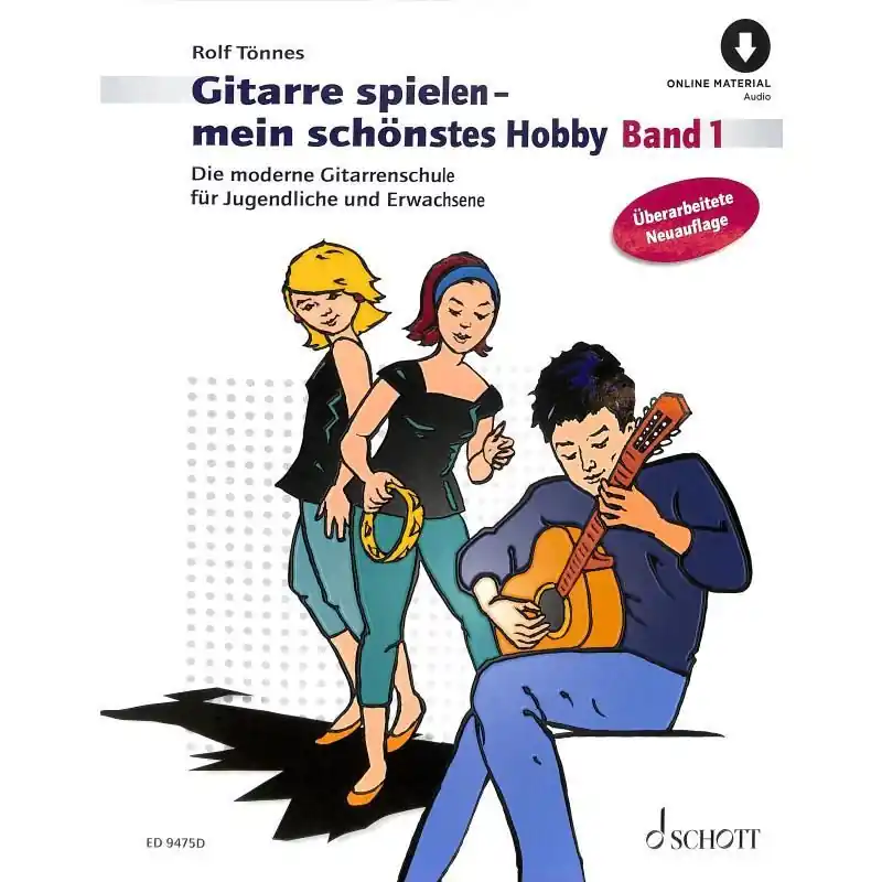 Noten Gitarre spielen mein schönstes Hobby Band 1 (+Online Audio) 1 ED 9475D | Reduziert