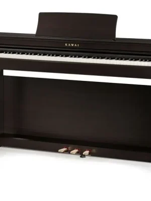 KAWAI CN-201R Digitalpiano Rosenholz , RH3 Tastatur mit IvoryTouch + Druckpunkt - Premium-Qualität