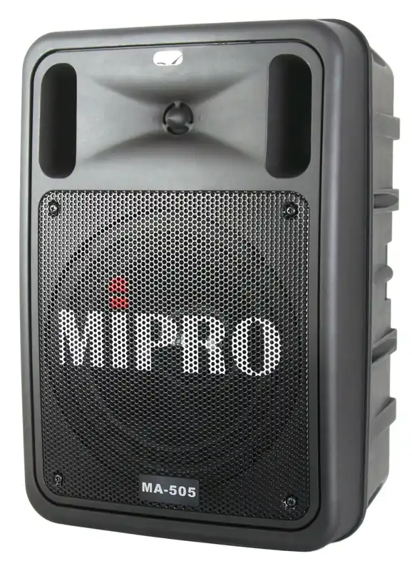 Jetzt erhältlich | Mipro MA-505R2DPM3 Mobile Akkubox mit 2-Kanal Funkempfänger und USB-Mediaplayer