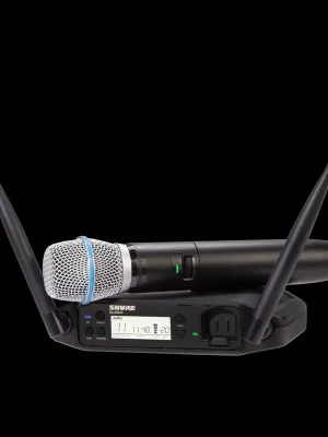Shure GLXD24+/Beta87 Funkmikrofon Vocal Wireless System 2,4 GHz + 5,8 GHz | Herstellerpreis