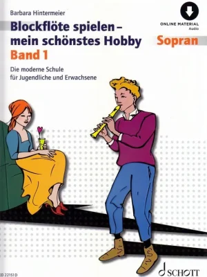 Noten Sopranblockflöte Blockflöte spielen mein schönstes Hobby 1 ED22151D incl. | Neu im Sortiment
