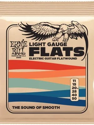 Ernie Ball EB2580 Flatwound Gitarrensaiten | Kundenliebling
