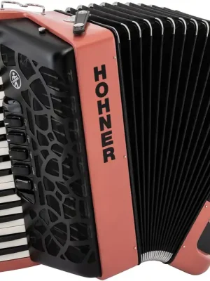 Hohner Akkordeon MY COLOR Bravo III 72 fire HOA166193 72 Bässe, silent Key - Schnäppchen