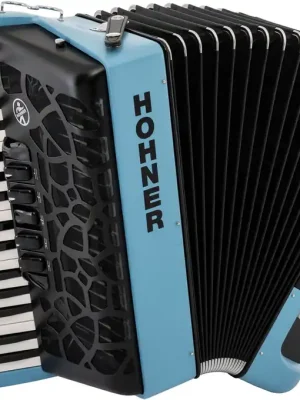 Hohe Qualität - Hohner MY COLOR Bravo III 72 Sky Akkordeon HOA166153 72 Bässe, silent Key