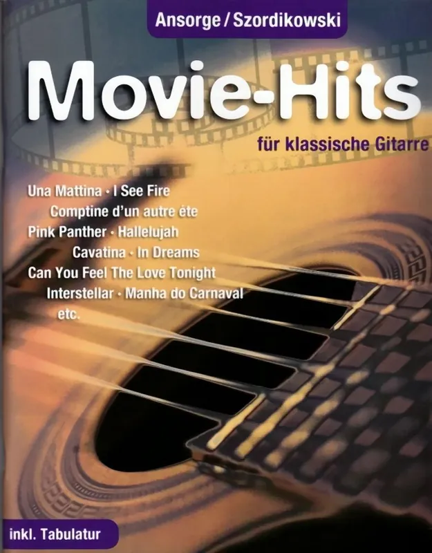 Noten Movie-Hits für klassische Gitarre Peter Ansorge Bruno Szordikowski ED23446 - Günstig