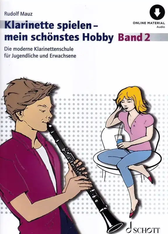 Noten Klarinette spielen mein schönstes Hobby Band 2 Rudolf Mauz ED20642D incl. - Sale