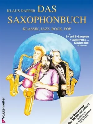 Noten Saxophonbuch 1 Altsaxophon & Tenor-Sax Klaus Dapper Voggenreiter VOGG05129 - Nur noch heute