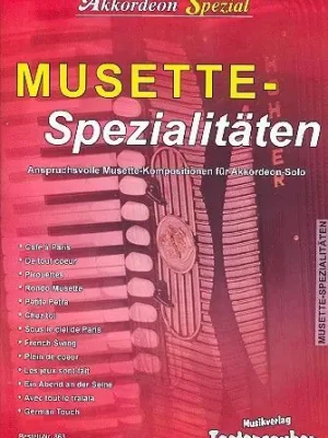 Heute bestellen - Noten Musette-Spezialitäten TAST 863 - 100 Titel leicht spielbar