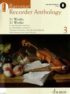 Auf Lager | Noten Baroque Recorder Anthology 3 für Altblockflöte & Klavier ED 13324D