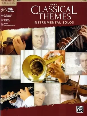 Wochenendangebot | Noten Easy classical themes solos incl. audiodownloadcode Querflöte ALF 47044