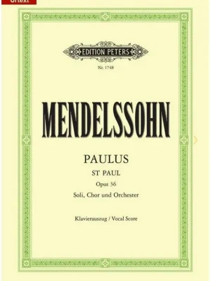 Bestseller - Noten Mendelssohn Paulus Oratorium Klavierauszug Peters EP 1748