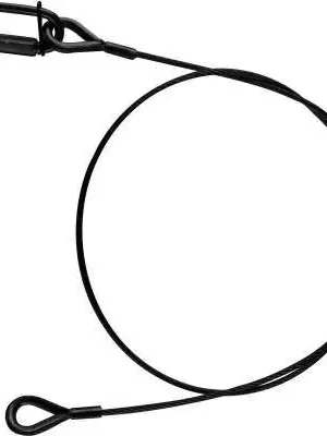 Sicher einkaufen | Safety 5x 600 mm schwarz, bis 15kg zur Sicherung von Scheinwerfern u.a