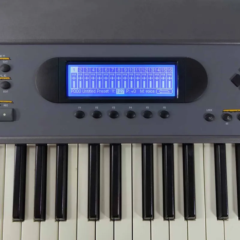 Hochwertig | LCD Display Blau mit Kabel für E-mu E4K,