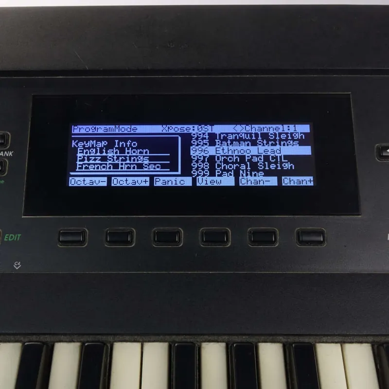 Premium-Qualität - Kurzweil K2000 LCD Display Schwarz mit Kabel NEU