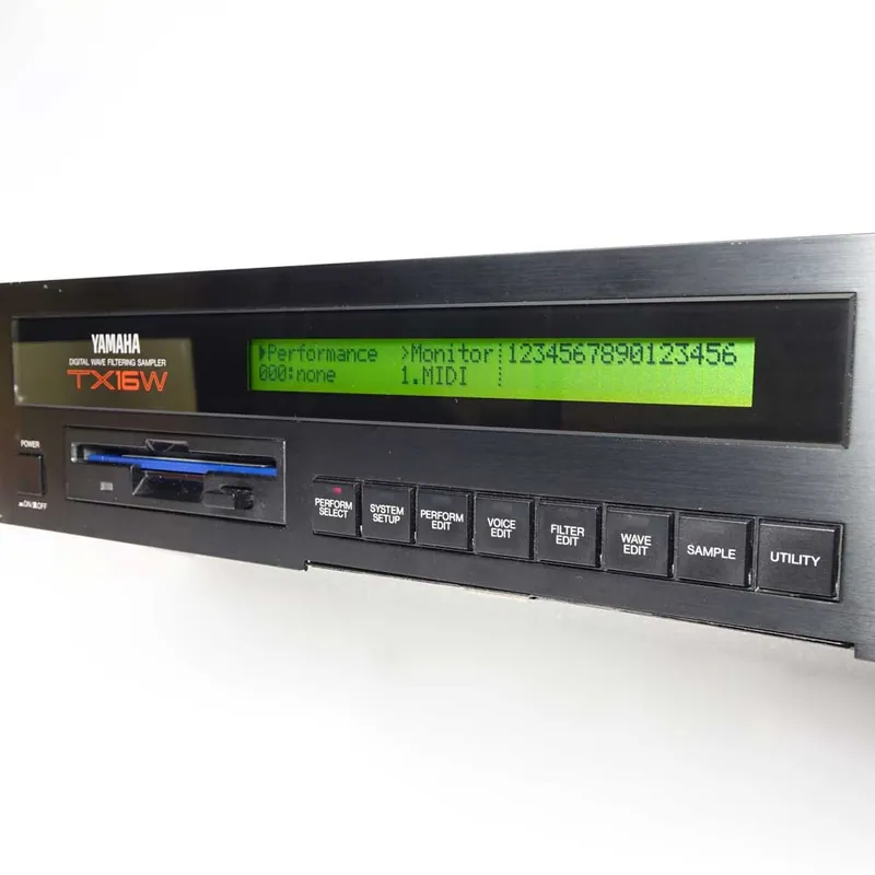 Kostenlose Rückgabe - Yamaha TX16W LCD Display Neu Gelb