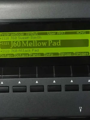 Nur solange der Vorrat reicht - Kurzweil PC3K LCD Display gelb plug and play
