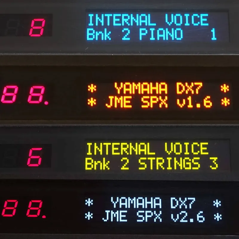 Top-Qualität | Yamaha DX21 OLED Display NEU LCD Ersatz Rot