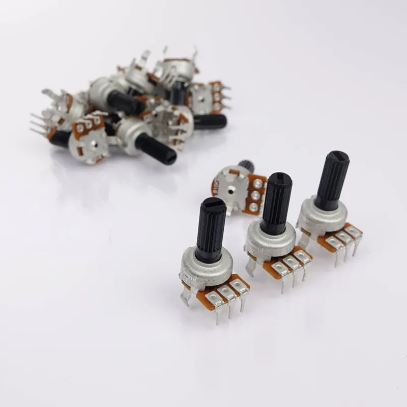Nur wenige verfügbar - Quasimidi Polymorph Dreh-Potentiometer Set Kunststoffachse