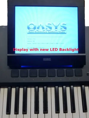 Korg Oasys Backlight Replacement für LCD Display - Reduziert