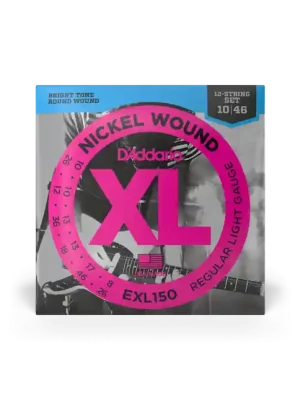 Jetzt erhältlich - EXL150 12-String Nickel Round Wound Regular light 010-026
