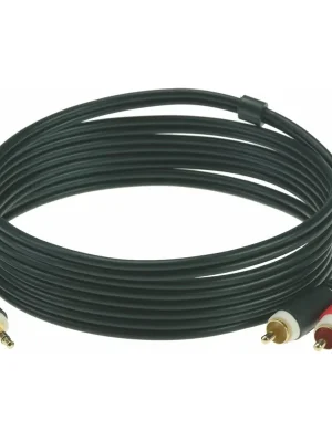 Sonderangebot | Y-Kabel Miniklinke - 2 x Cinch (RCA) Stecker