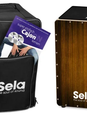 Varios Cajon Bundle Brown inkl. Rucksack/Sitzauflage/Schule - Kundenfavorit